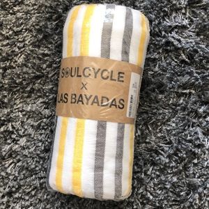 NEW SoulCycle x Las Bayadas beach throw/blanket